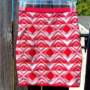 Jealous tomato knit skirt